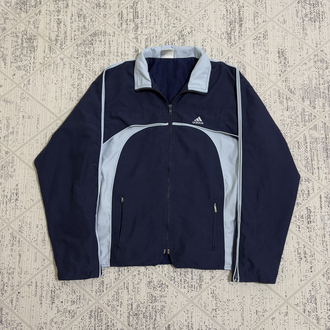 Original  Vintage Lacivert Adidas Ceket 