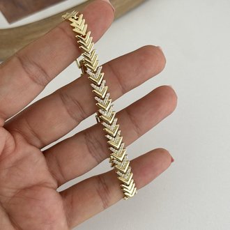 14k Xuping seri kılçık bileklik