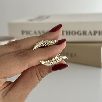 14k xuping seri küpe 