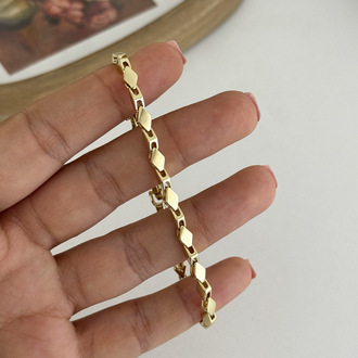 14k Xuping seri taşsız bileklik
