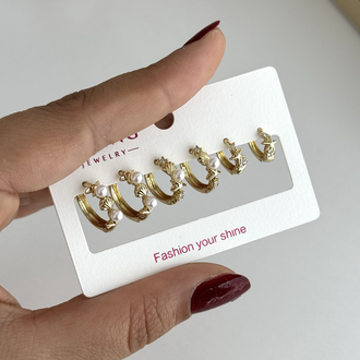 14k xuping seri küpe seti