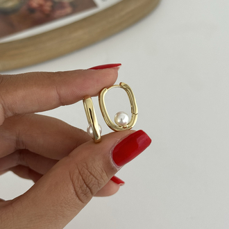 14k Xuping seri inci detay küpe