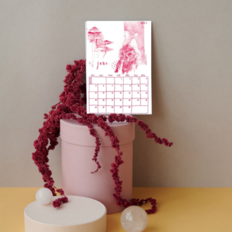 2027 Archydi Takvimi / PINK