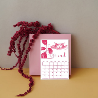 2027 Archydi Takvimi / PINK