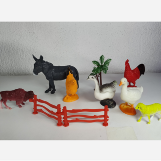 ÇİFTLİK HAYVAN SETİ - ORTA BOY 10 PARÇA