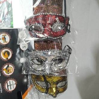 PARTİ PULLU MASKE TAŞLI BALO MASKESİ