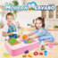 PİLLİ SUYLA ÇALIŞAN MODERN LAVABO SETİ (pembe)