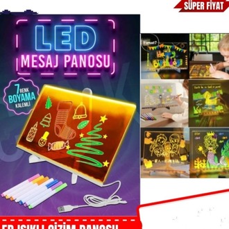 USB  LED IŞIKLI ÇİZİM TABLETİ