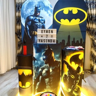 BATMAN KONSEPT DOĞUM GÜNÜ SÜSLEME