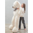 160 CM BEYAZ PAPYONLU DEV PELUŞ AYICIK