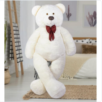 200 CM BEYAZ PAPYONLU DEV PELUŞ AYICIK