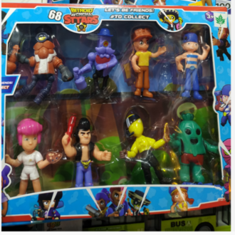 BRAWL STAR FİGÜR SETİ 8 Lİ