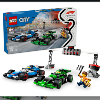 LEGO City VCARB ve Sauber Yarış Arabalı F1 Gridi Oyuncak Araç Seti 60474 - 313 parça