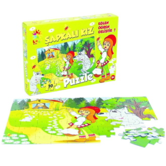 Laço Kids Şapkalı Kız Puzzle
