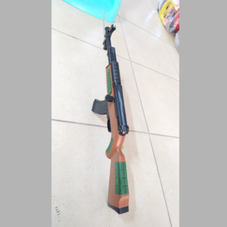 KASATURALI KELEŞ AK47 MODEL UZUN NAMLULU BONCUK ATAN TÜFEK