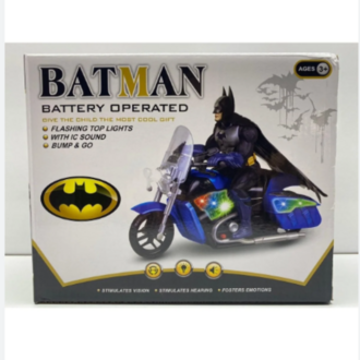 PILLI MOTOR BATMAN MÜZİKLİ IŞIKLI ÇARP DÖN MEKANİZMA