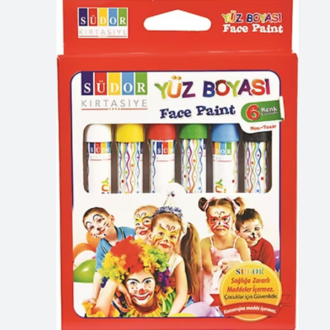SÜDOR YÜZ BOYASI 6 LI