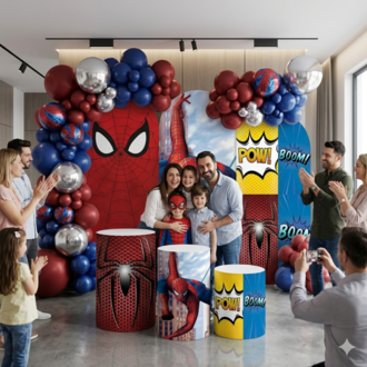 SPIDERMAN KONSEPT DOĞUM GÜNÜ SÜSLEME