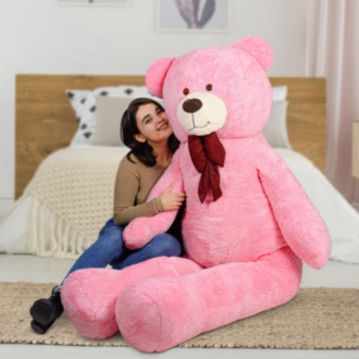 200 CM PEMBE PAPYONLU DEV PELUŞ AYICIK