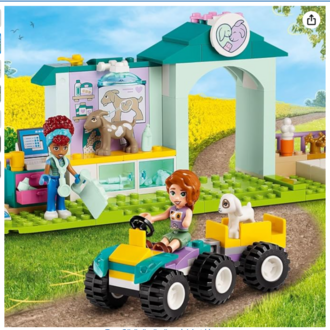 LEGO Friends Çiftlik Hayvanı Veteriner Kliniği 42632- (161 Parça)