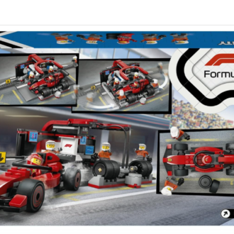 LEGO City Ferrari Arabalı F1 Pit Stop ve Pit Ekibi 60443 - 322 PARÇA