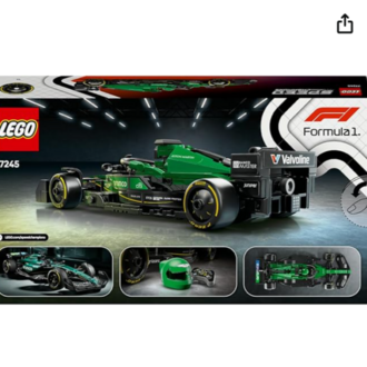 LEGO Speed Champions Aston Martin Aramco F1 AMR24 Yarış Arabası 77245