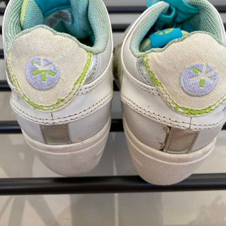 steve madden futuristic lime sneakers