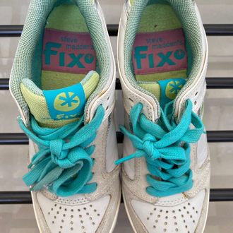 steve madden futuristic lime sneakers