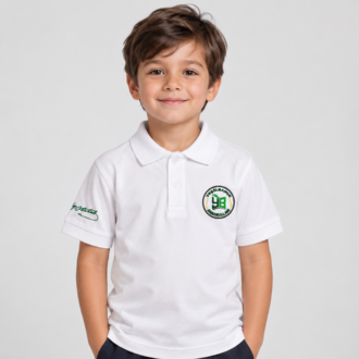 Yeşil Bahçe Anaokulu Logolu Beyaz Polo Yaka Tişört - 2'li Paket