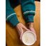 yapraklar kol detay sweatshirt