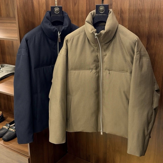 Brioni Lightweight and Warm White Goose Down Jacket