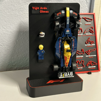 KİŞİYE ÖZEL LEGO Speed Champ F1 için Stand