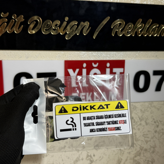 Uyarı sticker 16