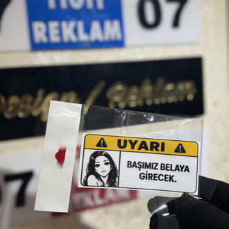 Uyarı sticker 9