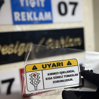 Uyarı sticker 8