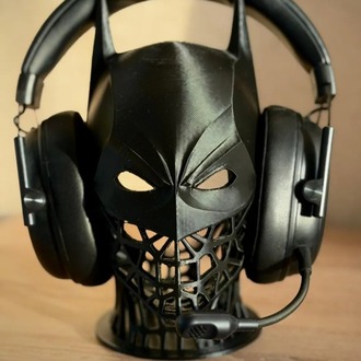 Batman Tasarımlı Masaüstü Kulaklık Standı