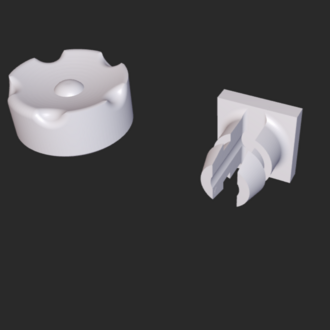 Saab 9-3 Ön Bardaklık Basma Tuşu (Cup Holder Button) Parçası.