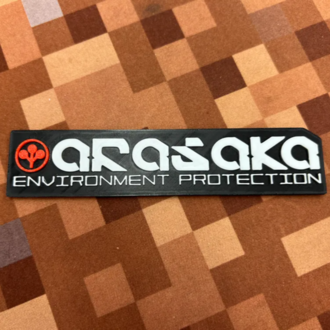 Cyberpunk 2077 Arasaka Şirket Logo Plakası