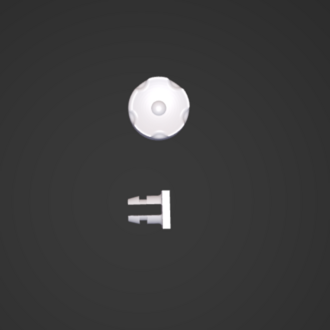 Saab 9-3 Ön Bardaklık Basma Tuşu (Cup Holder Button) Parçası.