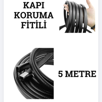 5 Metre Araç Kapı Koruma Fitili – Çarpma Önleyici Kapı Kenar Koruma Şeridi