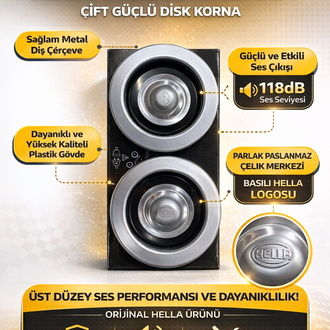 HELLA Tuzluk Korna Çiftli Disk Korna Seti