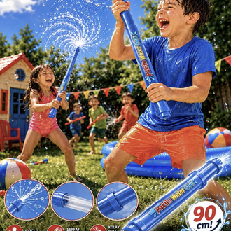 PAKİTO MAVİ OYUNCAK SU POMPASI SUYU ÇEK VE PÜSKÜRT SU TABANCASI WATER GUN