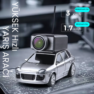 Gerçek Zamanlı Canlı Görüntü Kameralı Mini RC Explorer
