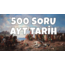 500 SORU AYT TARİH Soru Bankası/ Kitap olarak gelmez!
