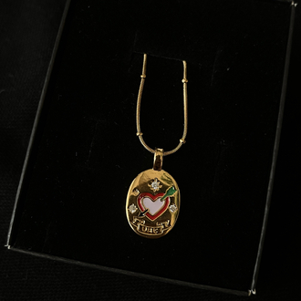 Çelik Gold Kolye