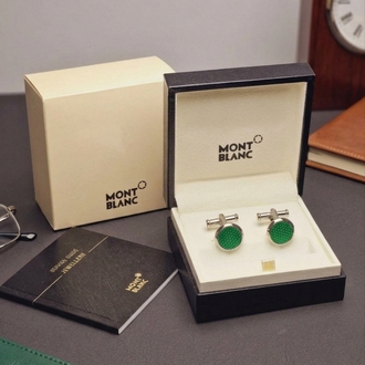 Mont blanc Yeşil Kol düğmesi Full Set 