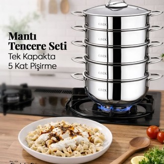 OMS Mantı Tenceresi 26x10 cm 5,0 litre