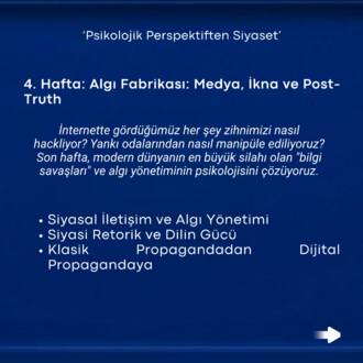 Politik Psikoloji Atölyesi