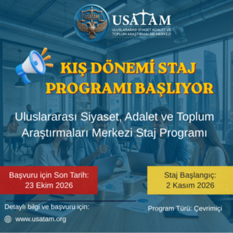USATAM KIŞ DÖNEMİ STAJ KAYIT
