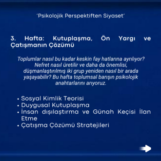 Politik Psikoloji Atölyesi